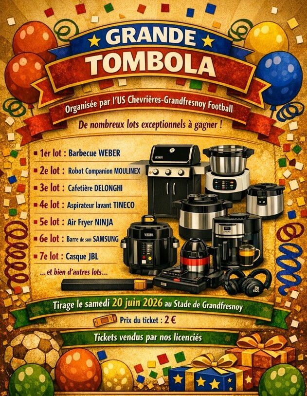 Tombola Juin 2026 !
