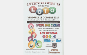 Loto du 18 octobre !