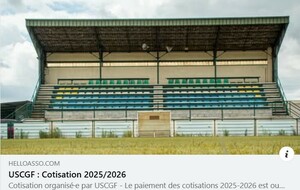 Paiement des cotisations 2025-2026 !
